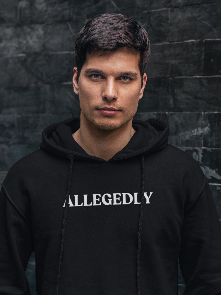 Men's Allegedly Black Hoodie