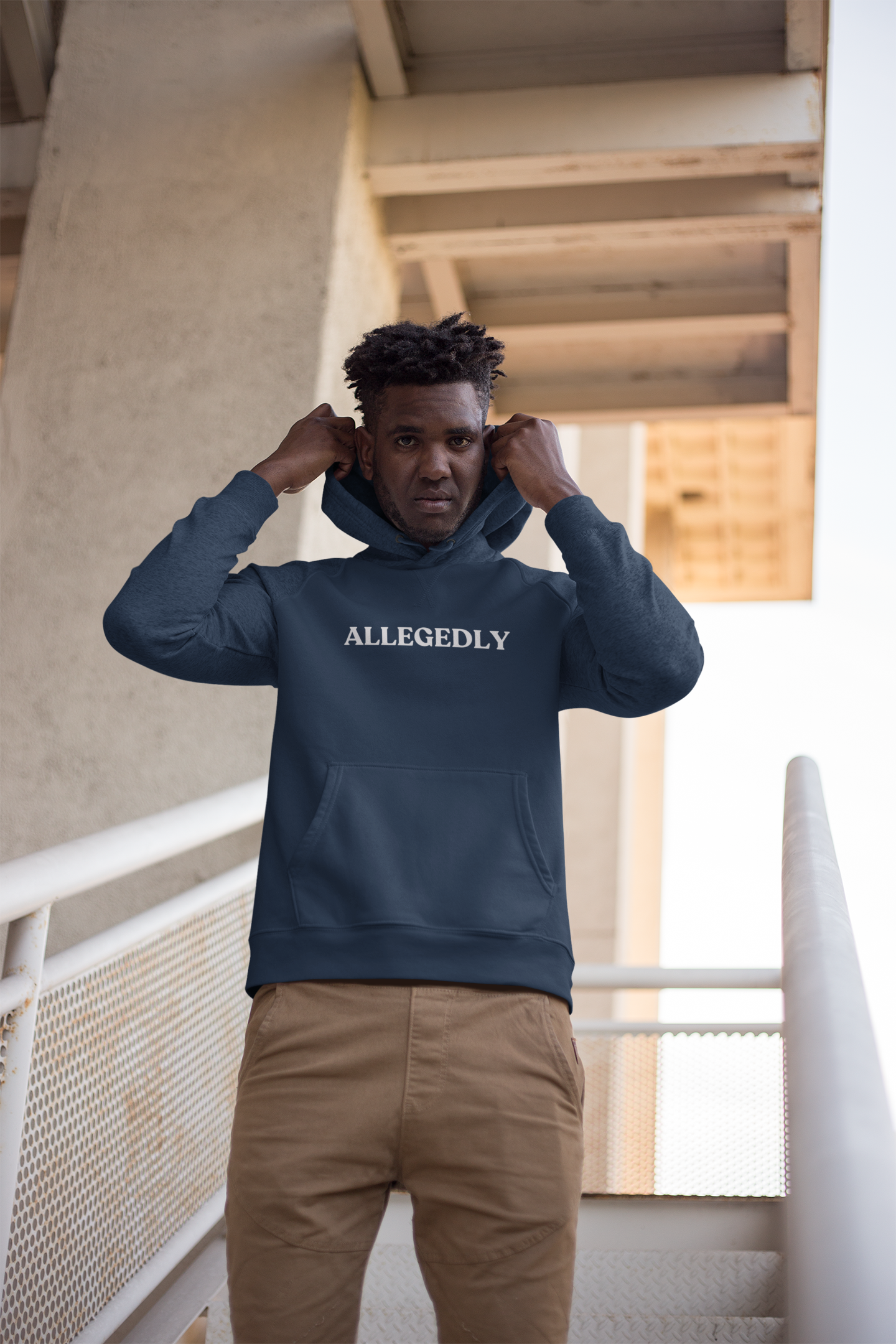 Men's Allegedly Blue Hoodie
