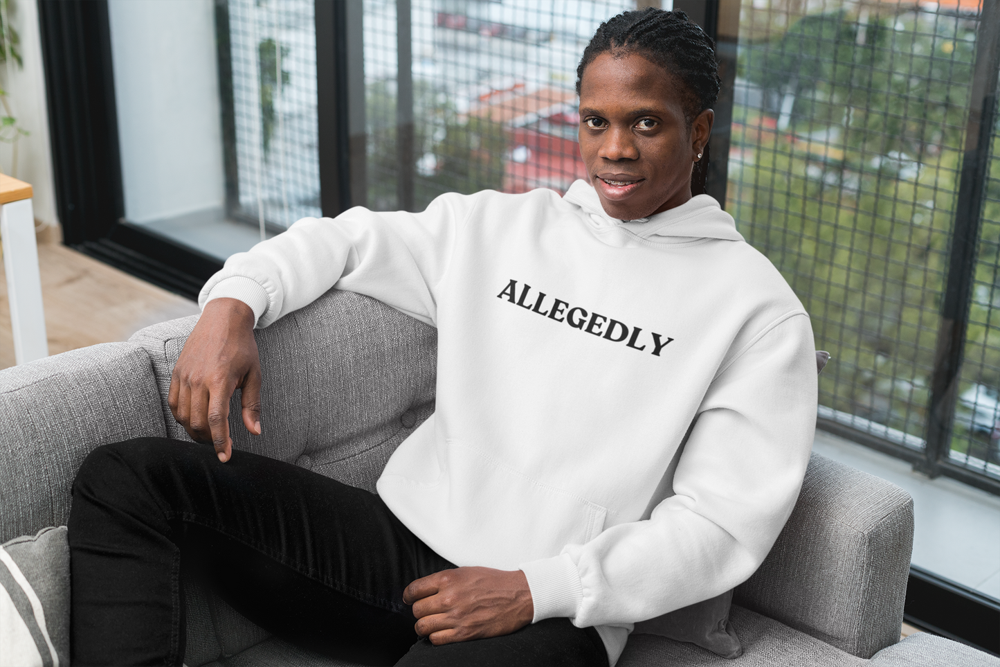 Men's Allegedly White Hoodie