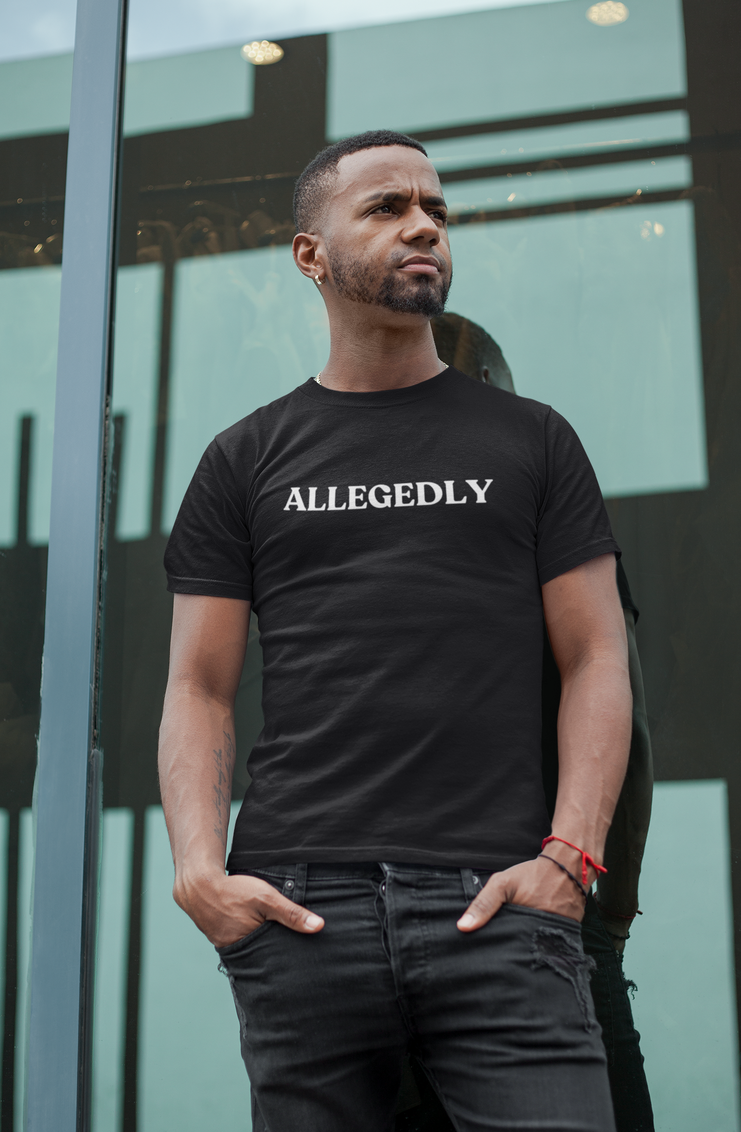 Men's Allegedly Black T-Shirt