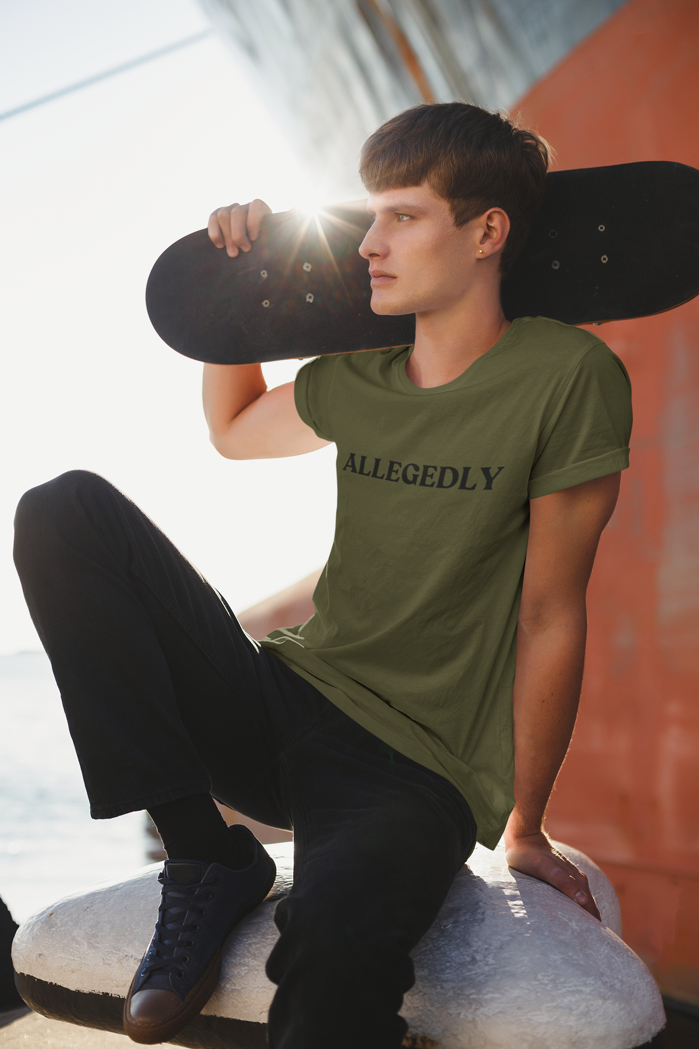 Men's Allegedly Green T-Shirt