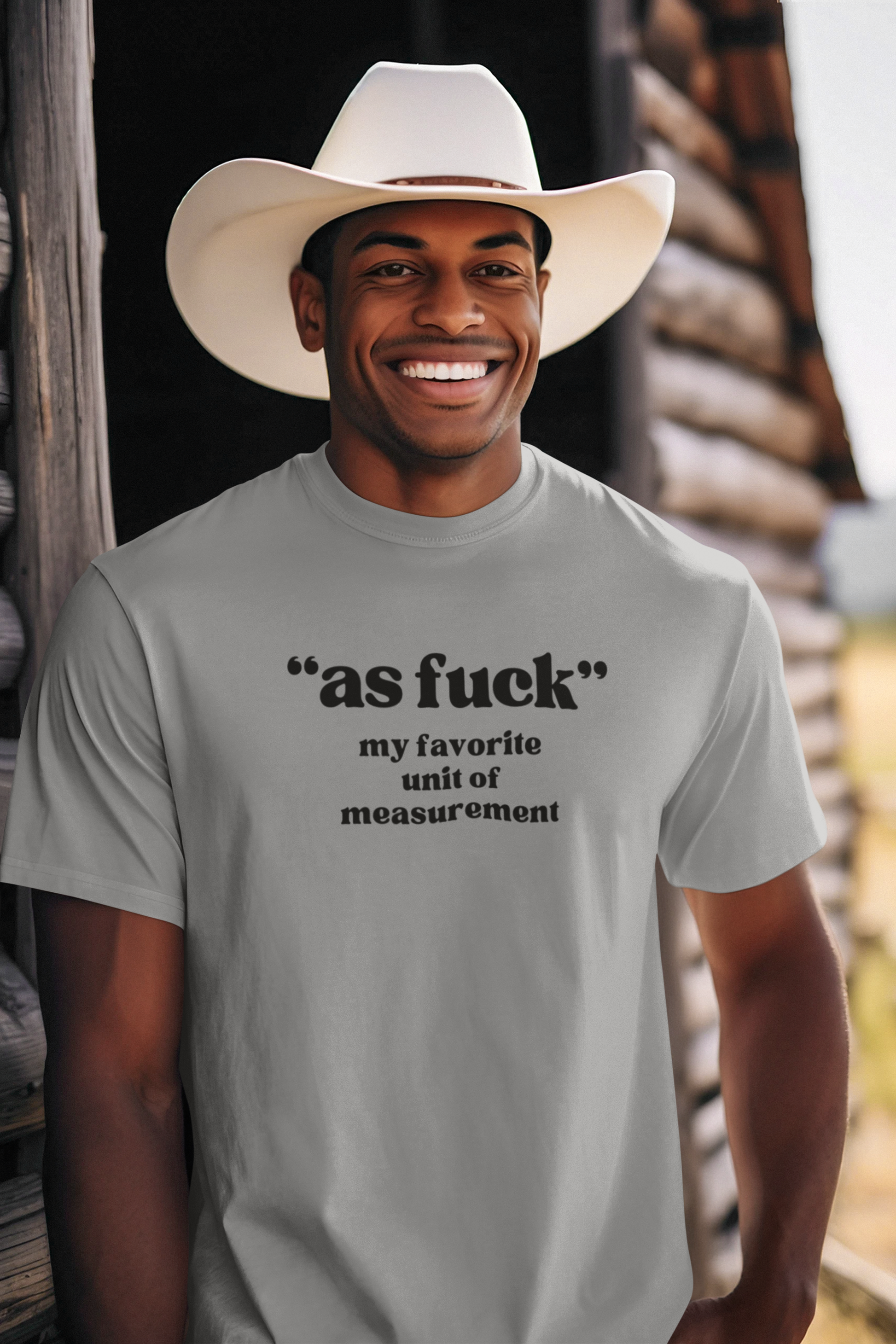 Men's As Fuck Gray T-Shirt