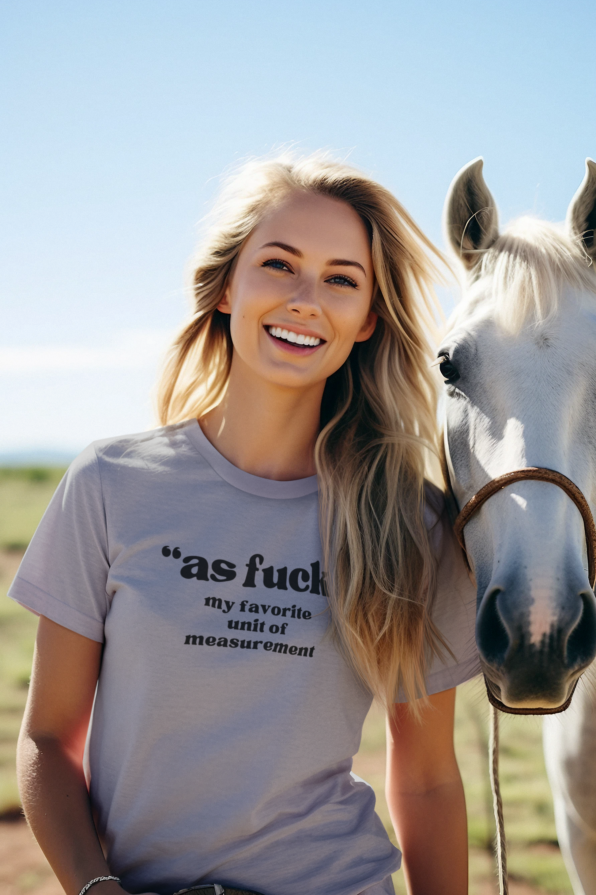 Women's As Fuck Gray T-Shirt