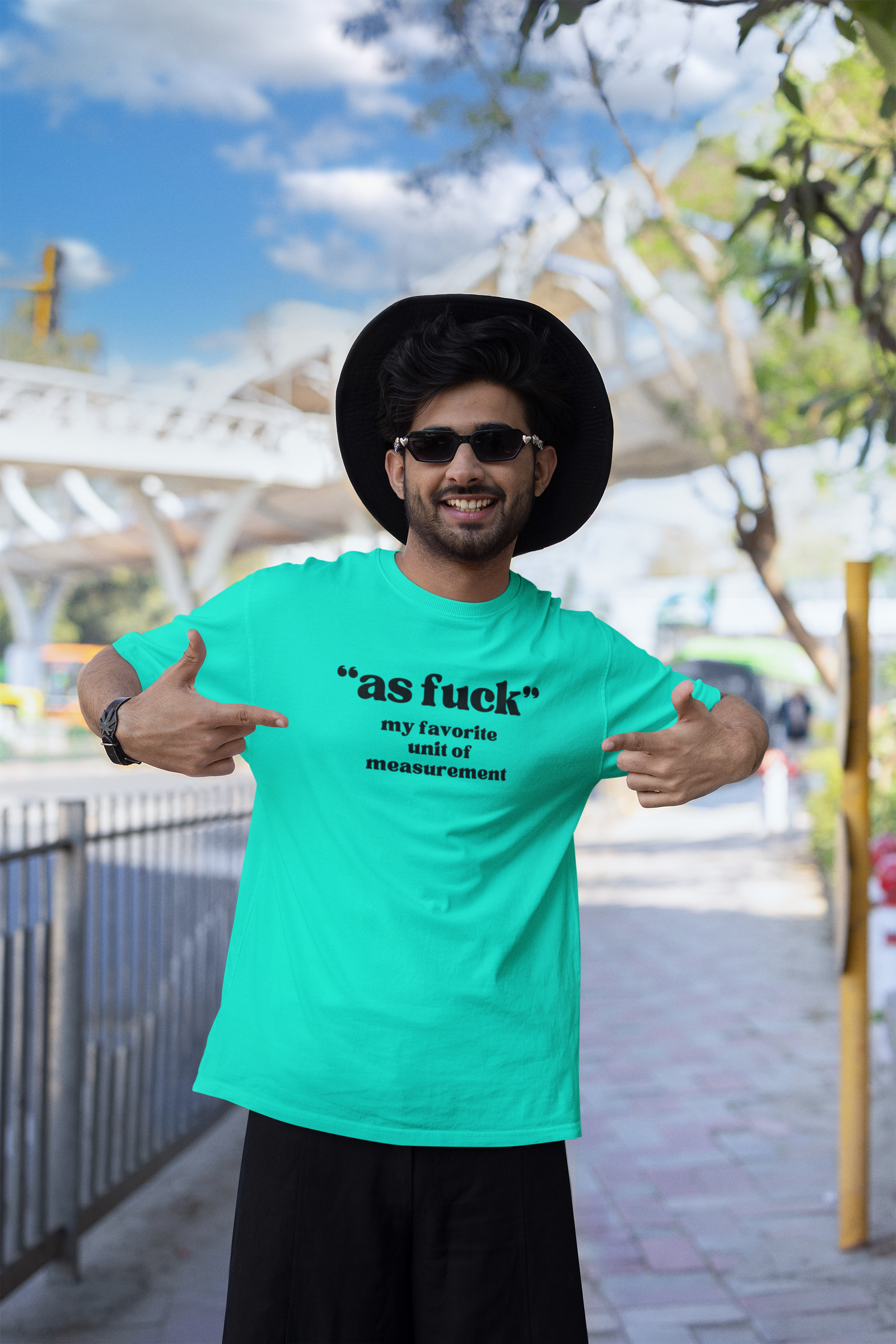 Men's As Fuck Mint Green T-Shirt