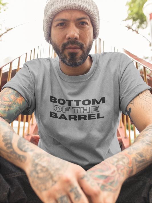Men's Bottom Of The Barrel Grey T-Shirt