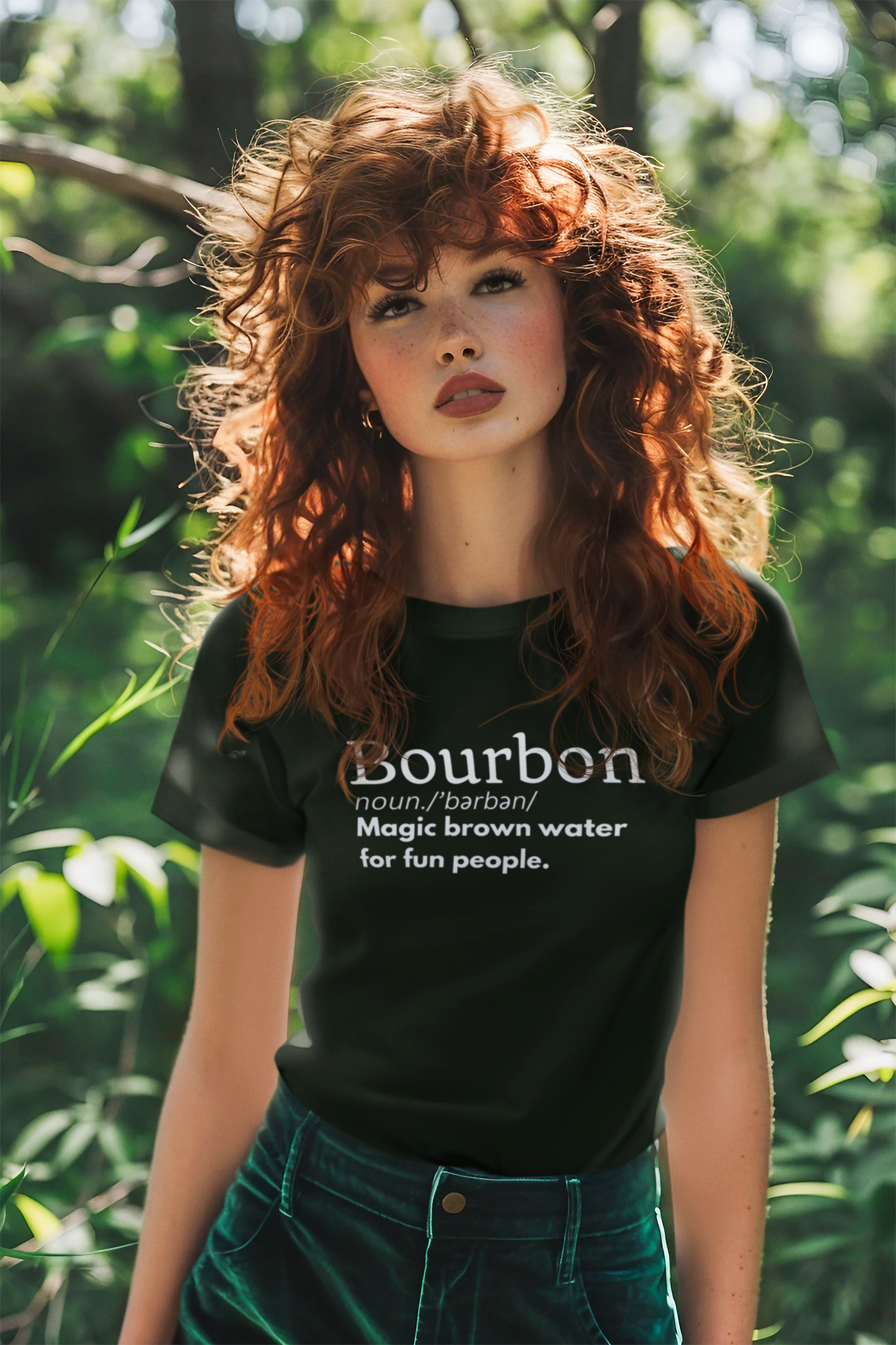 Women's Bourbon Definition Black Tee