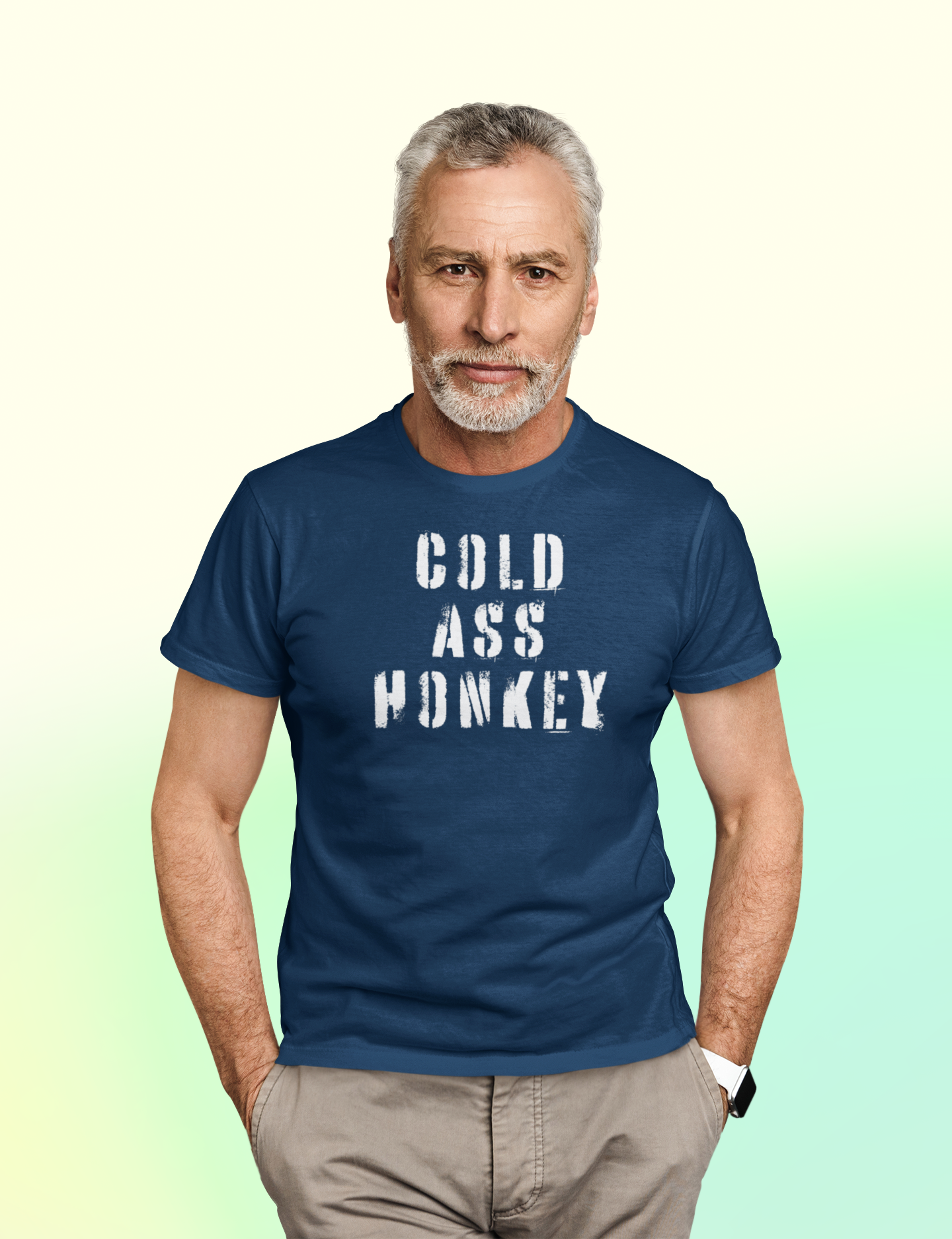 Mens Cold Ass Honkey Blue T-Shirt