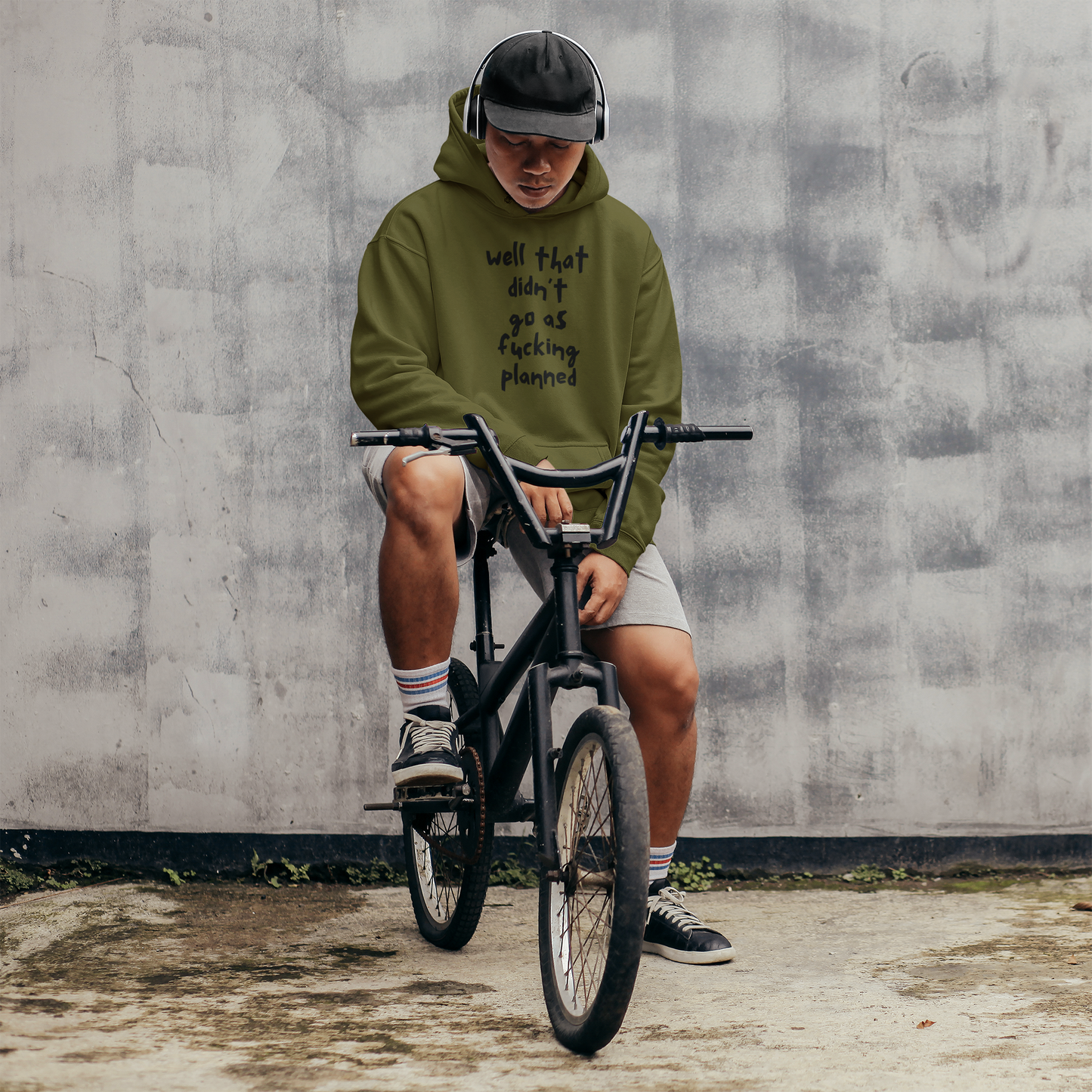 Men's Well That Didn't Go As Fucking Planned Green Hoodie