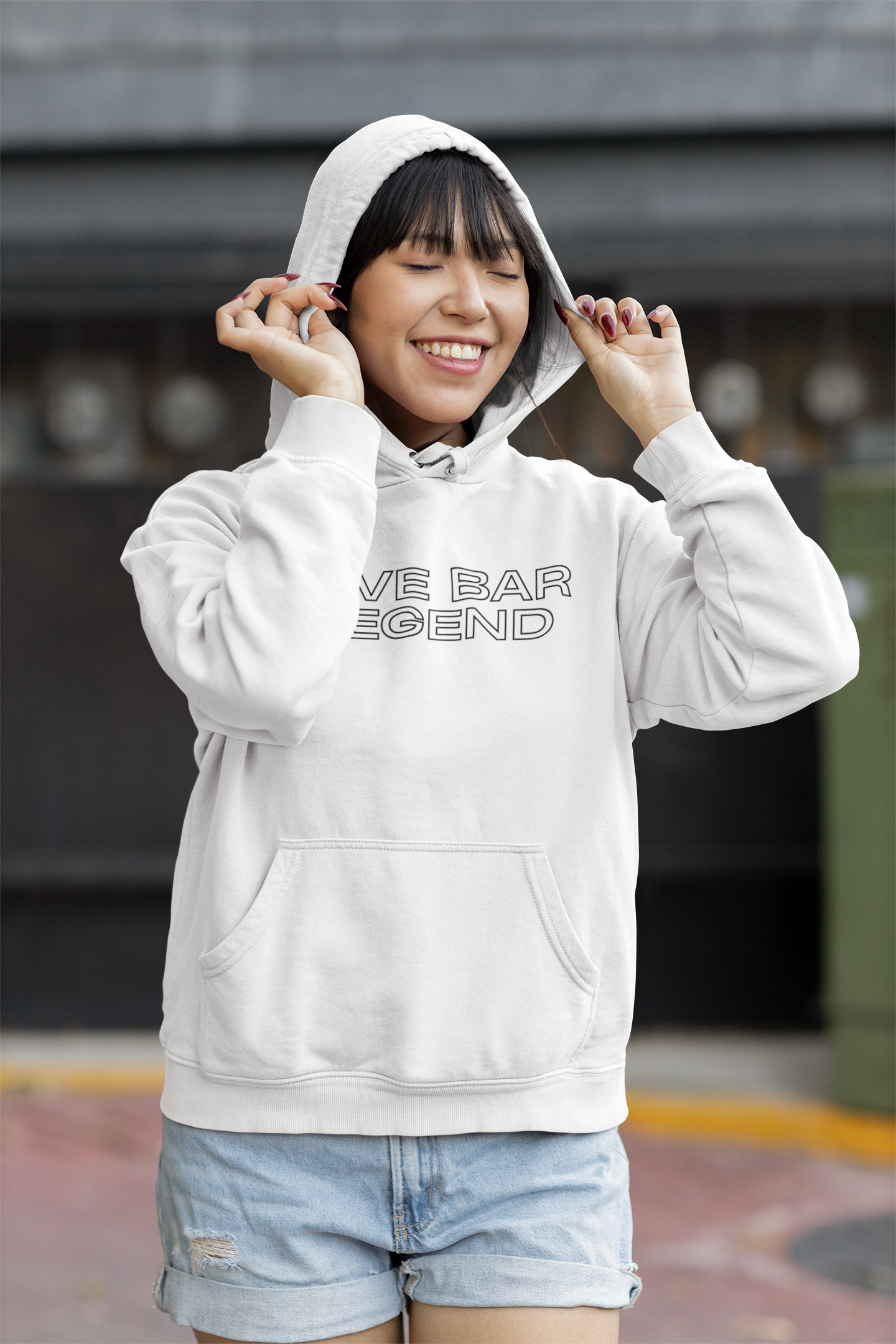 Women's Dive Bar Legend White Hoodie