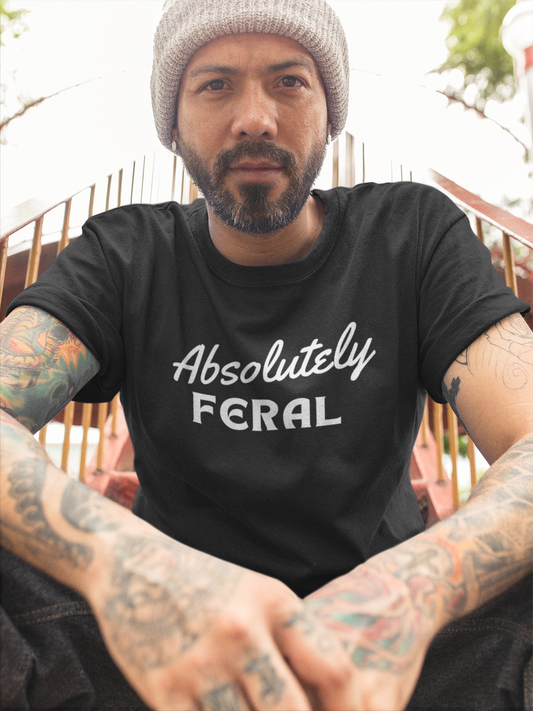 Men's Absolutely Feral Black T-Shirt