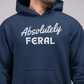 Men's Absolutely Feral Blue Hoodie
