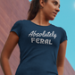 Women's Absolutely Feral Blue T-Shirt