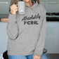 Women's Absolutely Feral Gray Hoodie