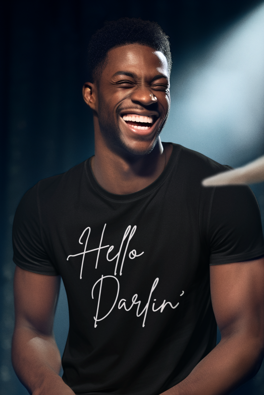 Men's Hello Darlin' Black T-Shirt