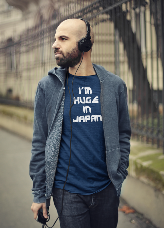 Men's I'm Huge In Japan Blue T-Shirt