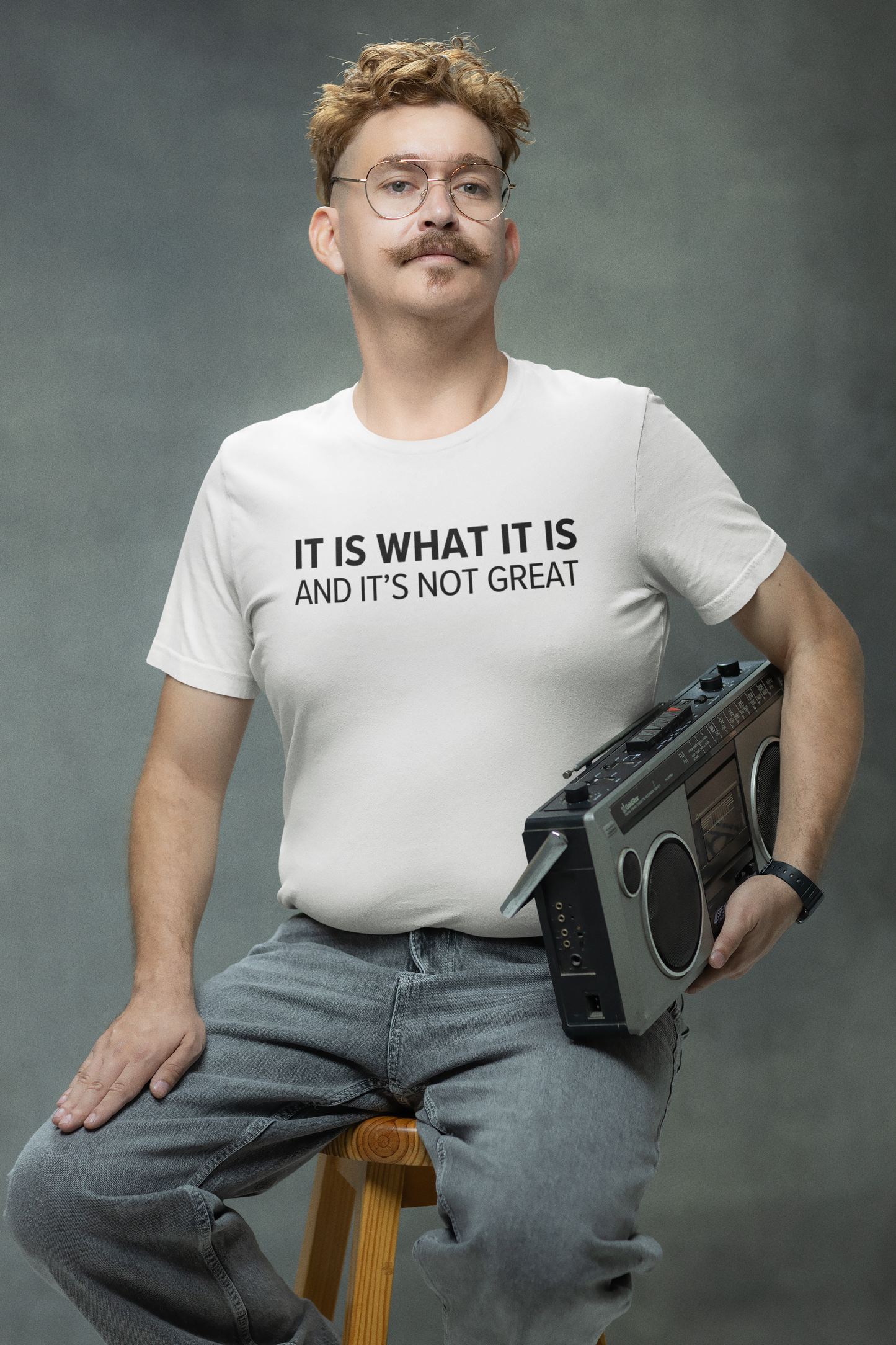 Men's It Is What It Is And It's Not Great White T-Shirt