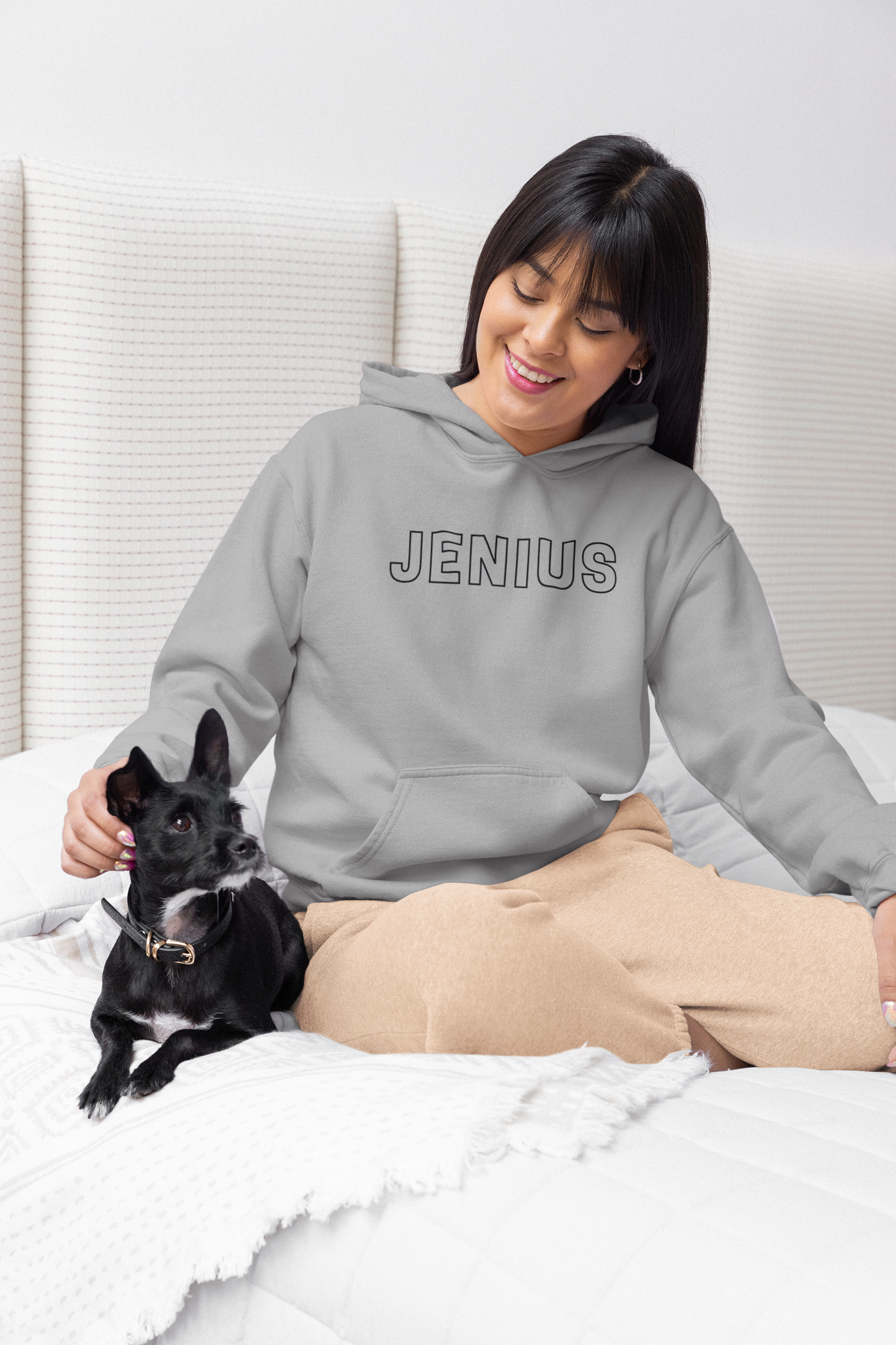 Women's Jenius Grey Hoodie