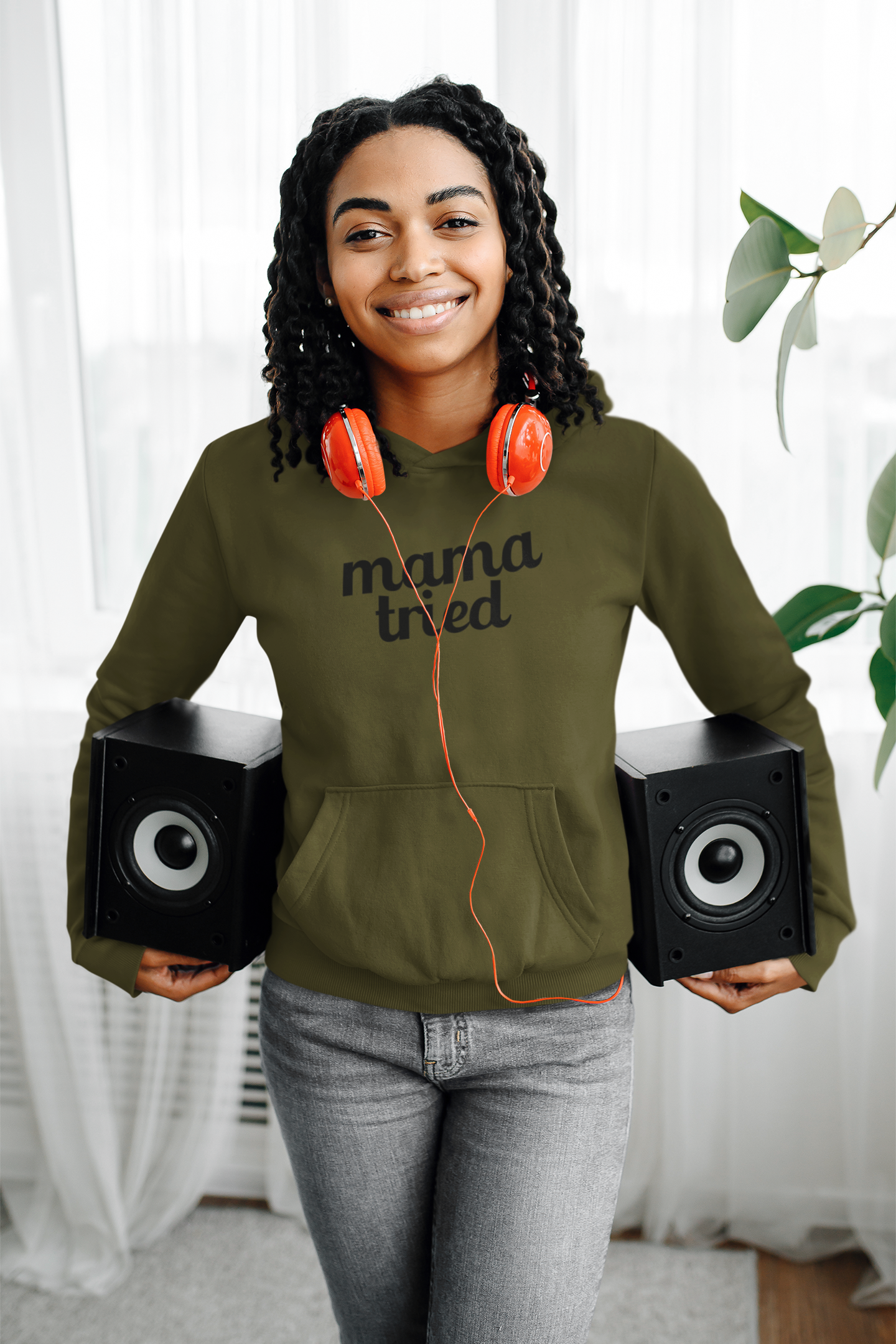 Women's Mama Tried Green Hoodie