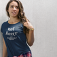 Not Bossy Just Aggressively Helpful Women's Blue T-Shirt