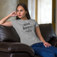 Not Bossy Just Aggressively Helpful Women's Grey T-Shirt