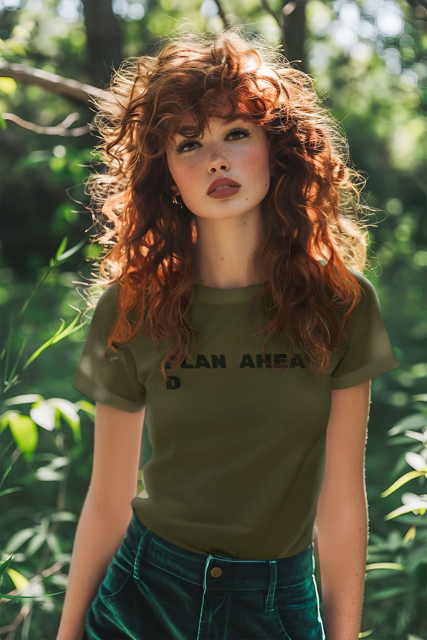 Women's Plan Ahead Green T-Shirt
