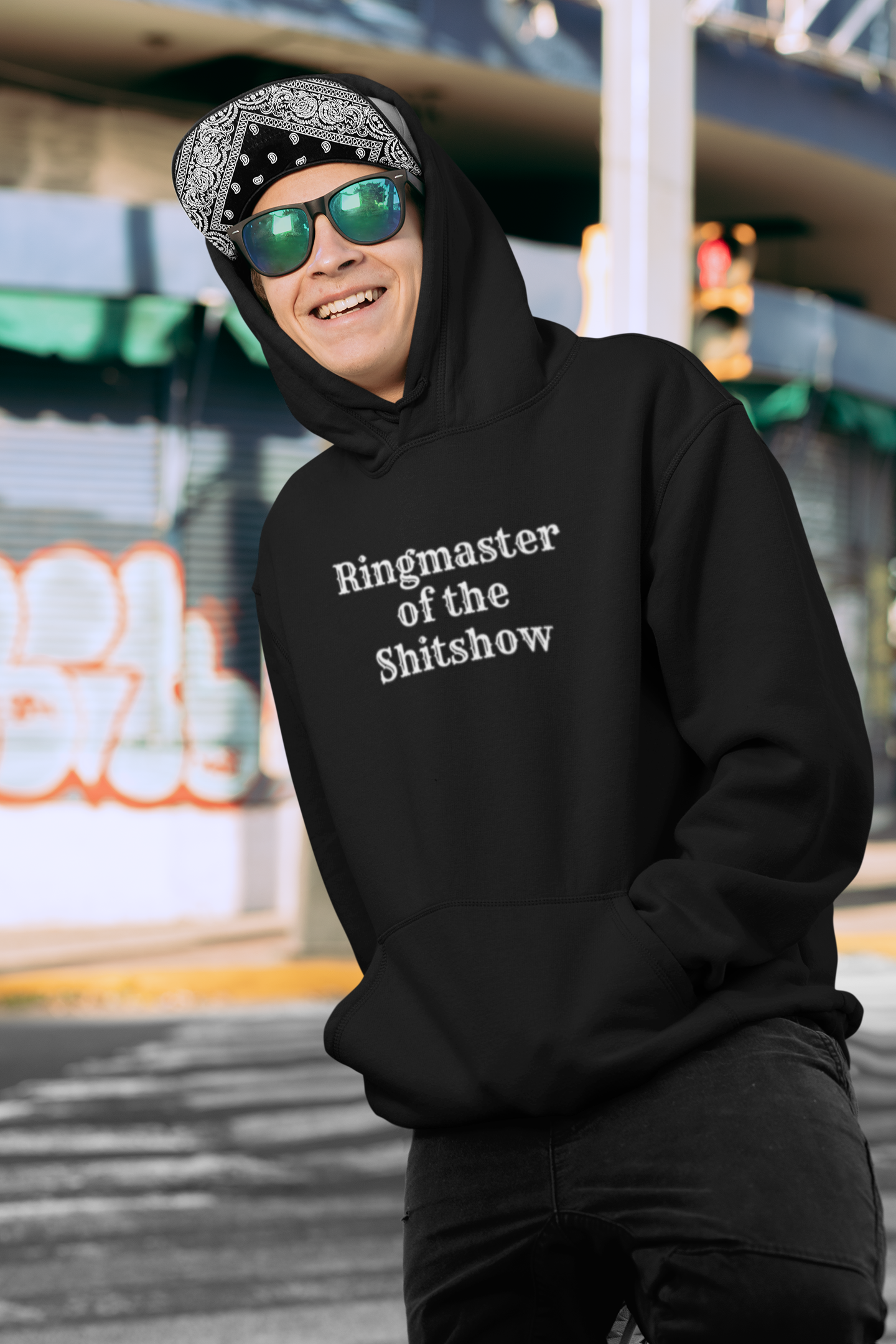 Men's Ringmaster Of The Shitshow Black Hoodie