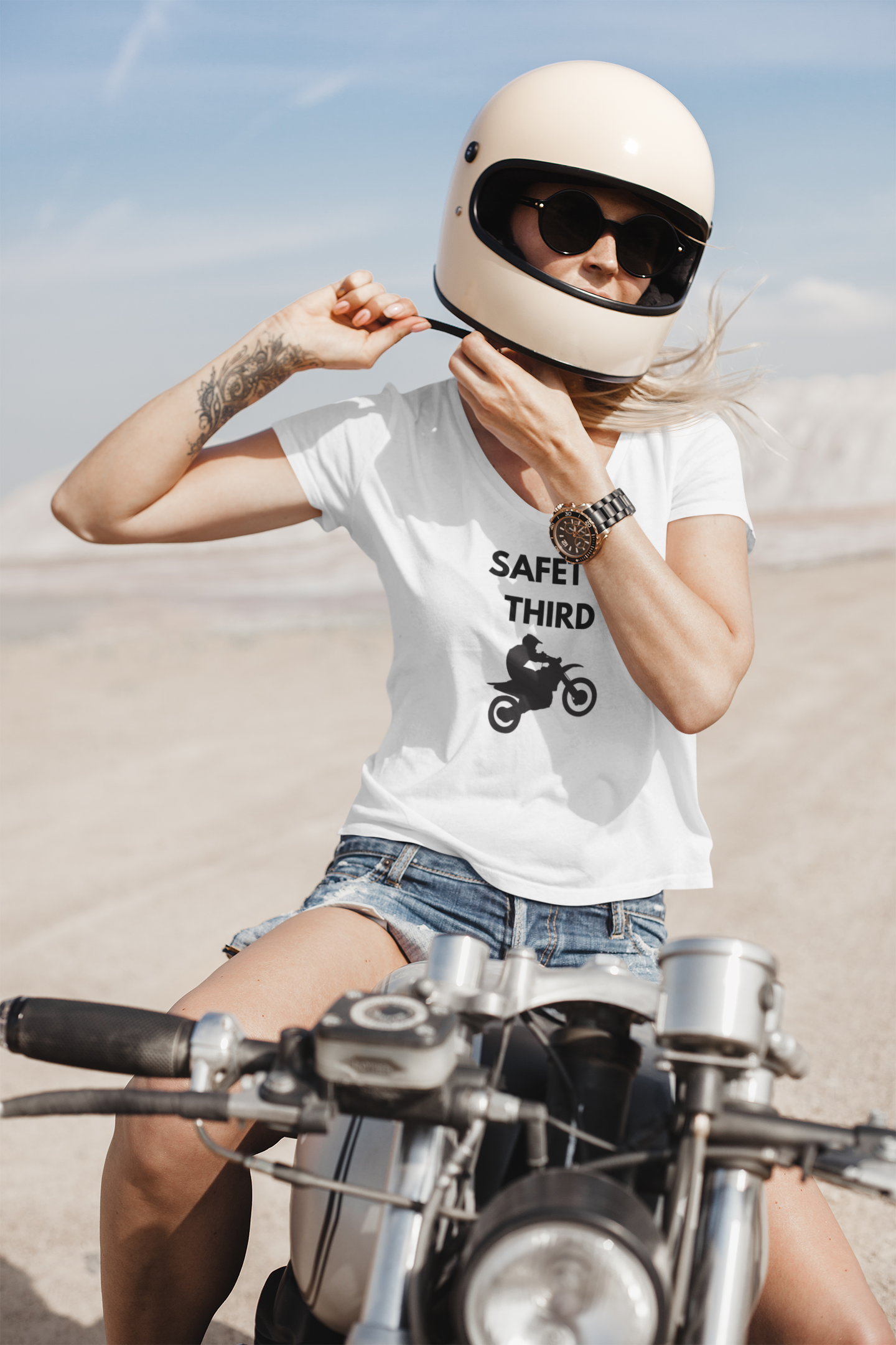 Women's Safety 3rd White T-Shirt