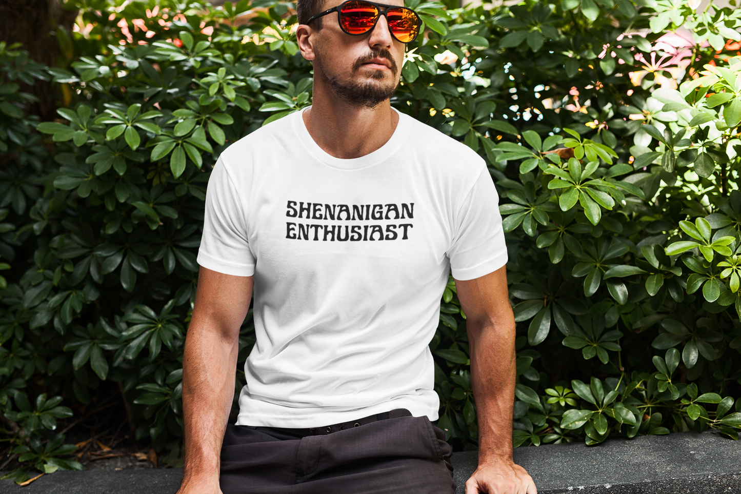 Men's Shenanigan Enthusiast White T-Shirt