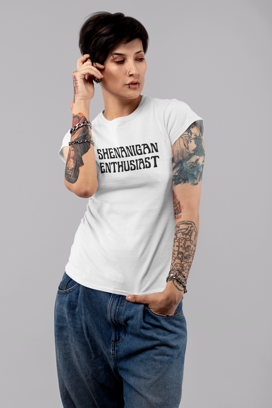 Women's Shenanigan Enthusiast White T-Shirt