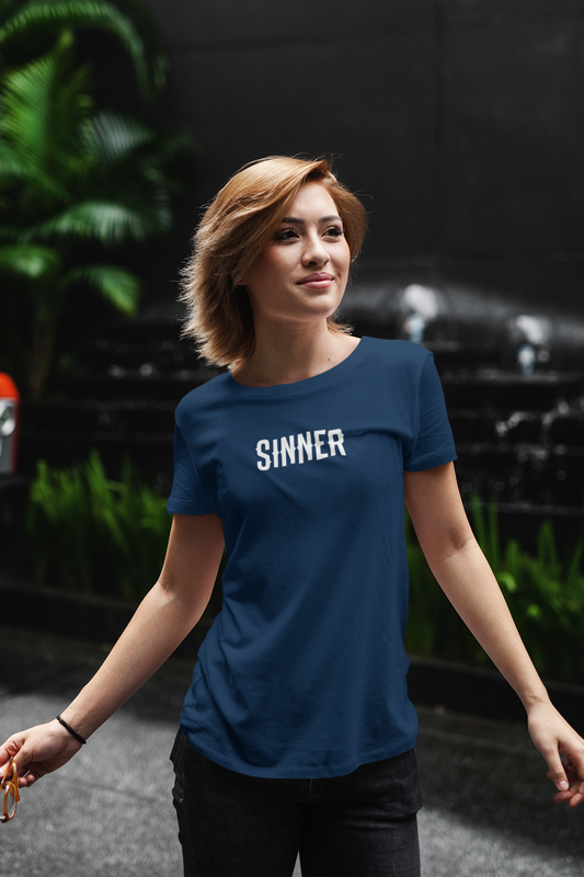 Women's Sinner Blue T-Shirt