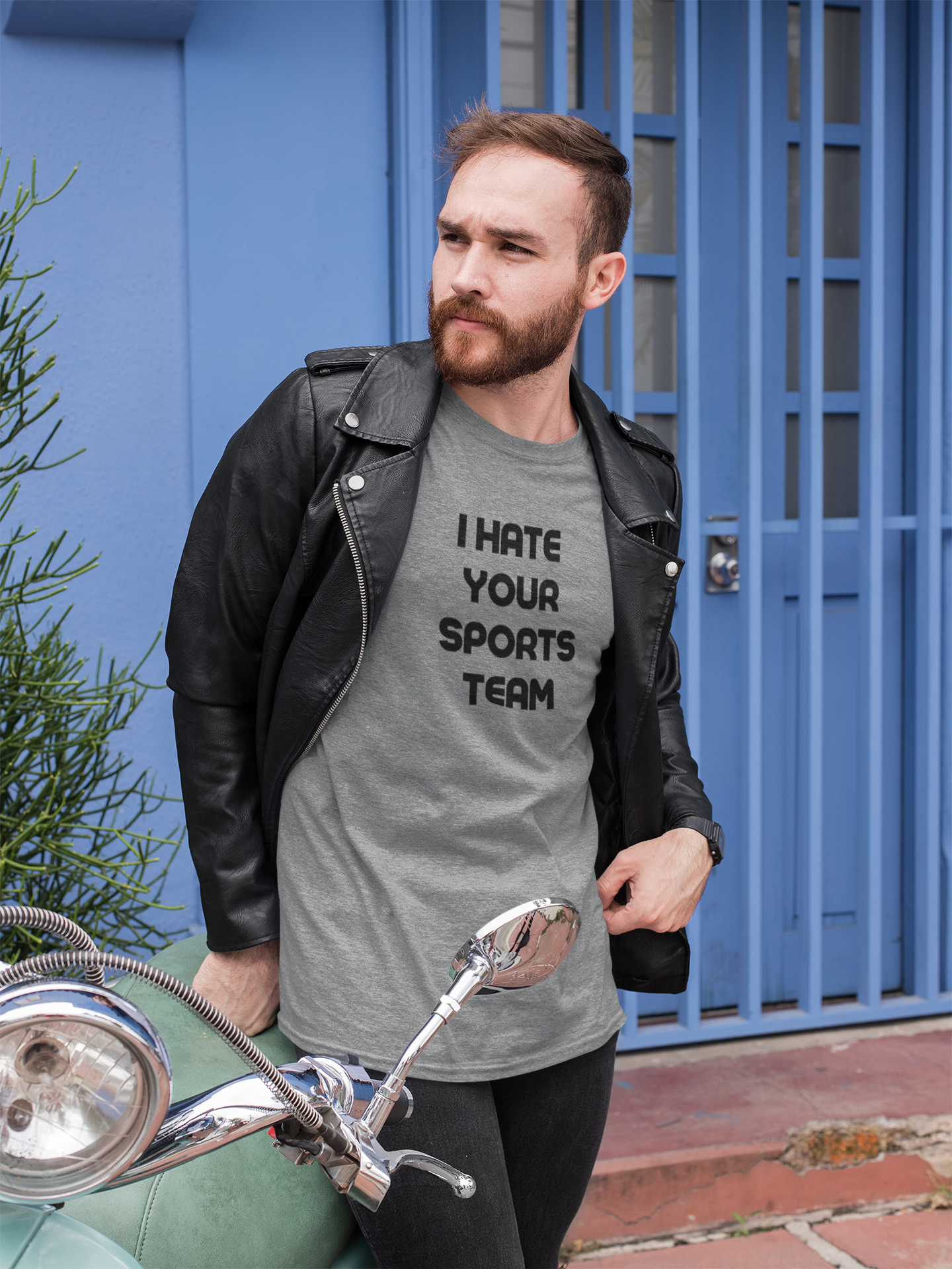 Men's I Hate Your Sports Team Grey T-Shirt