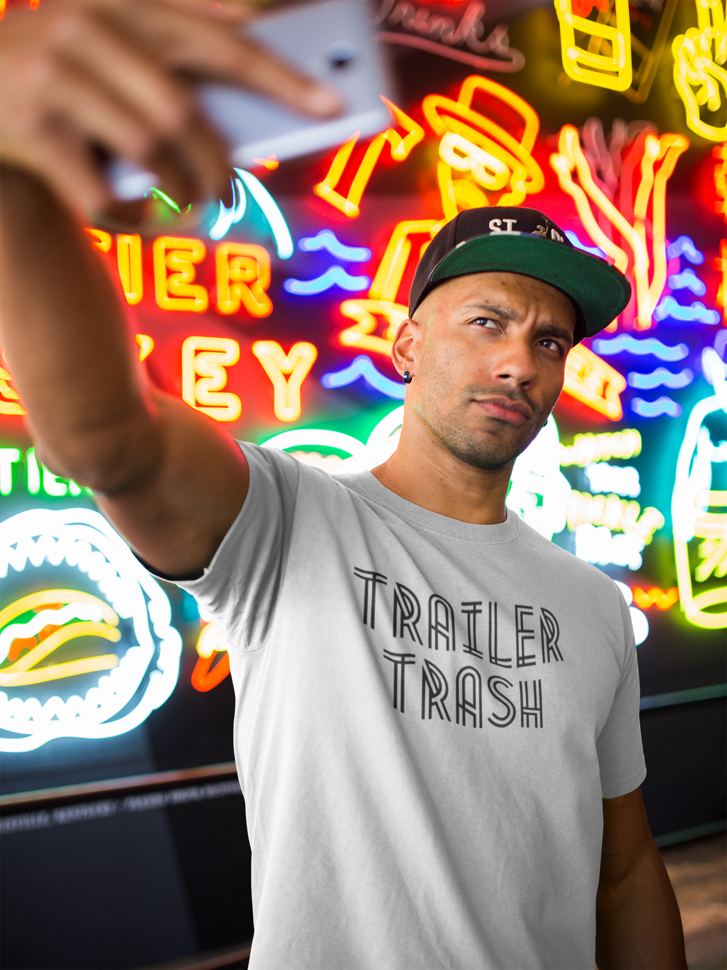 Men's Trailer Trash White T-Shirt