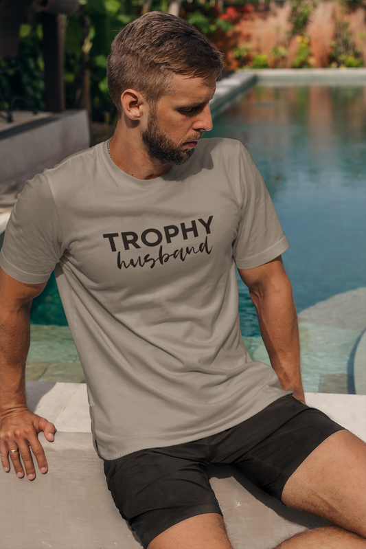 Men's Trophy Husband Grey T-Shirt