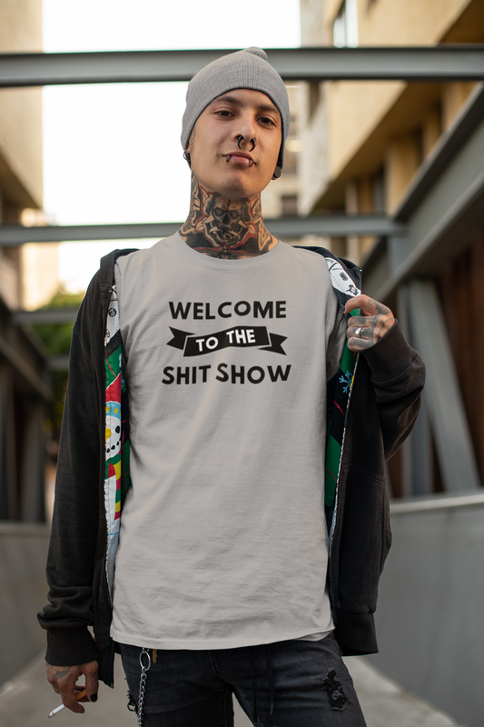 Men's Welcome to the Shitshow Grey T-Shirt