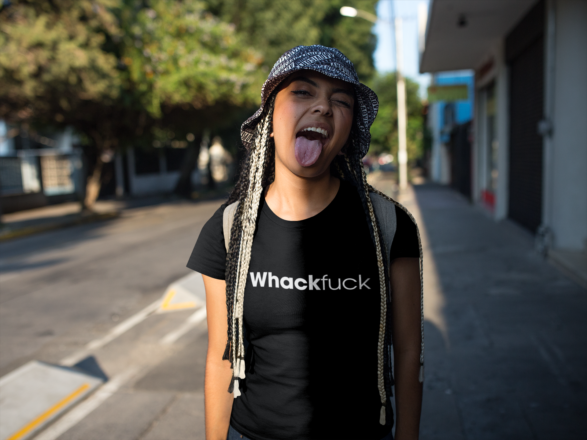 Women's Whack Fuck Black T-Shirt