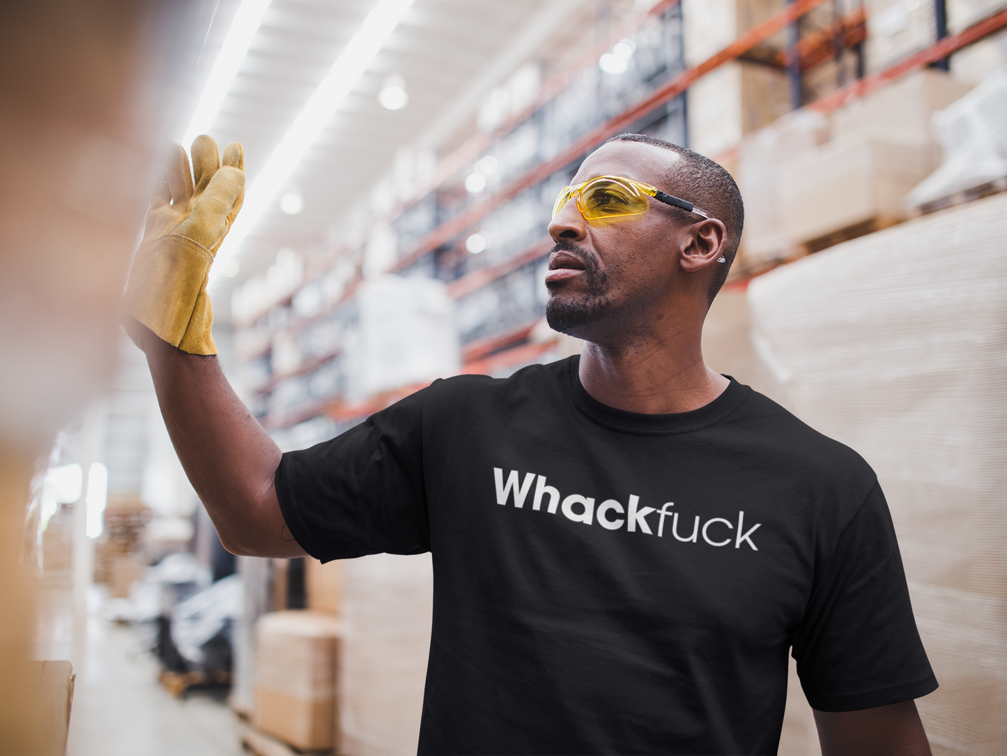 Men's Whack Fuck Black T-Shirt