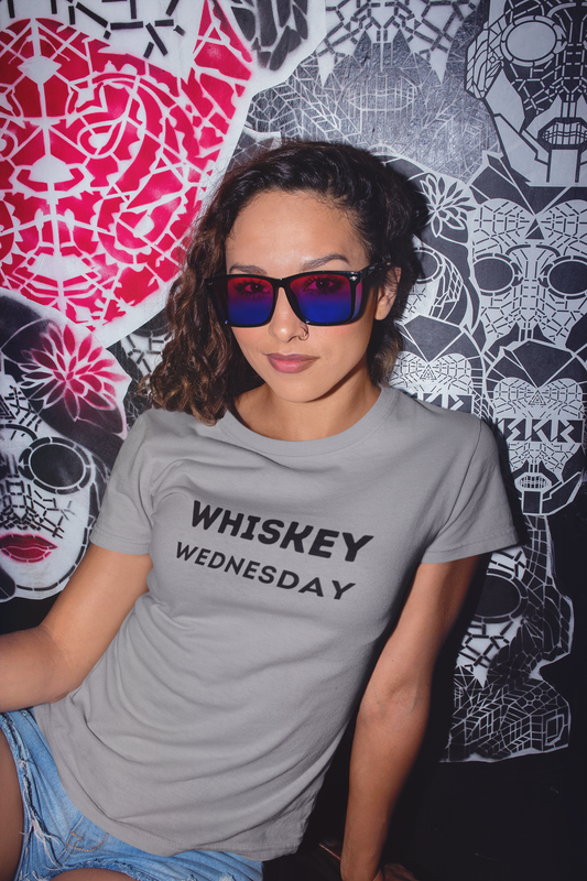 Women's Whiskey Wednesday Grey T-Shirt
