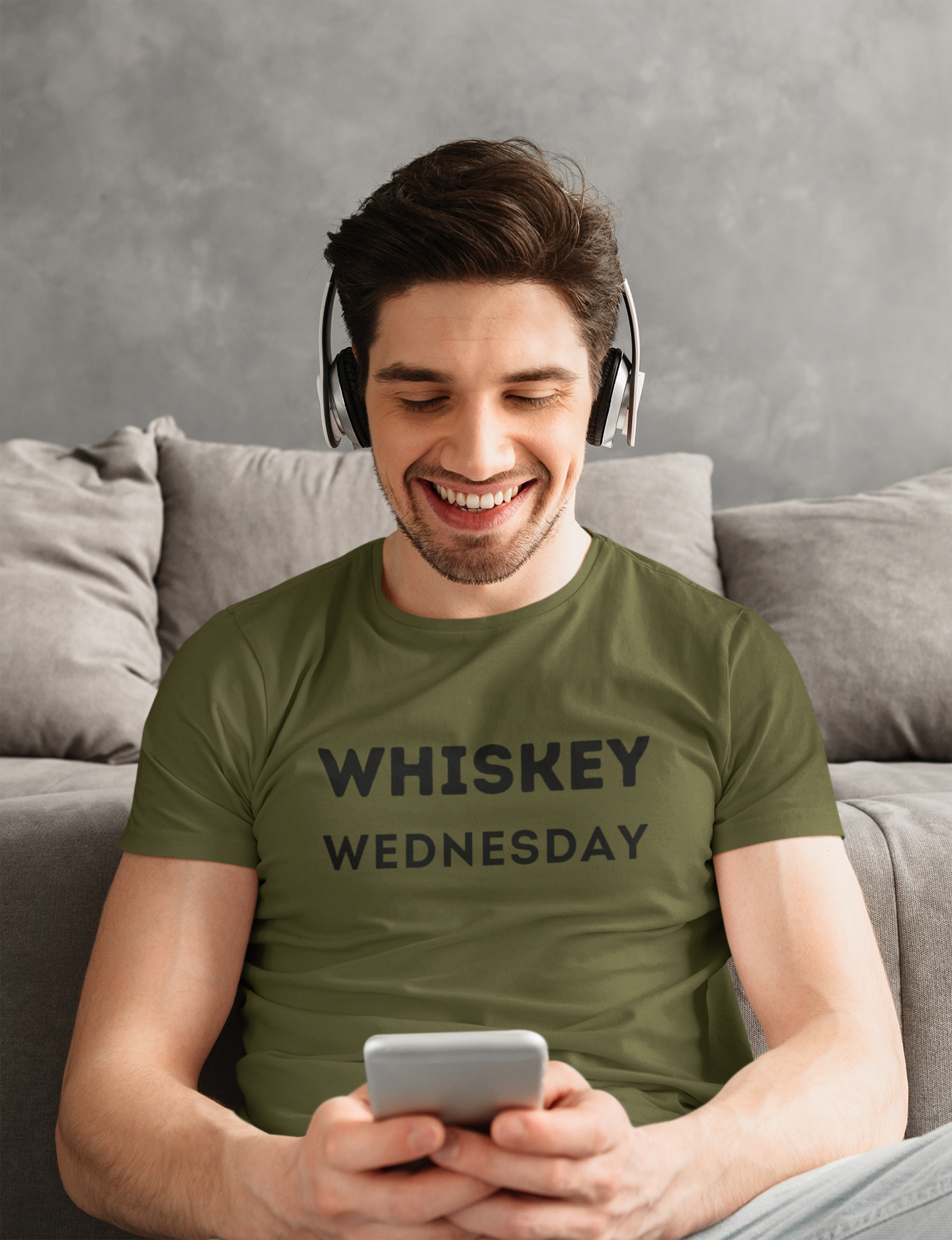Men's Whiskey Wednesday Green T-Shirt