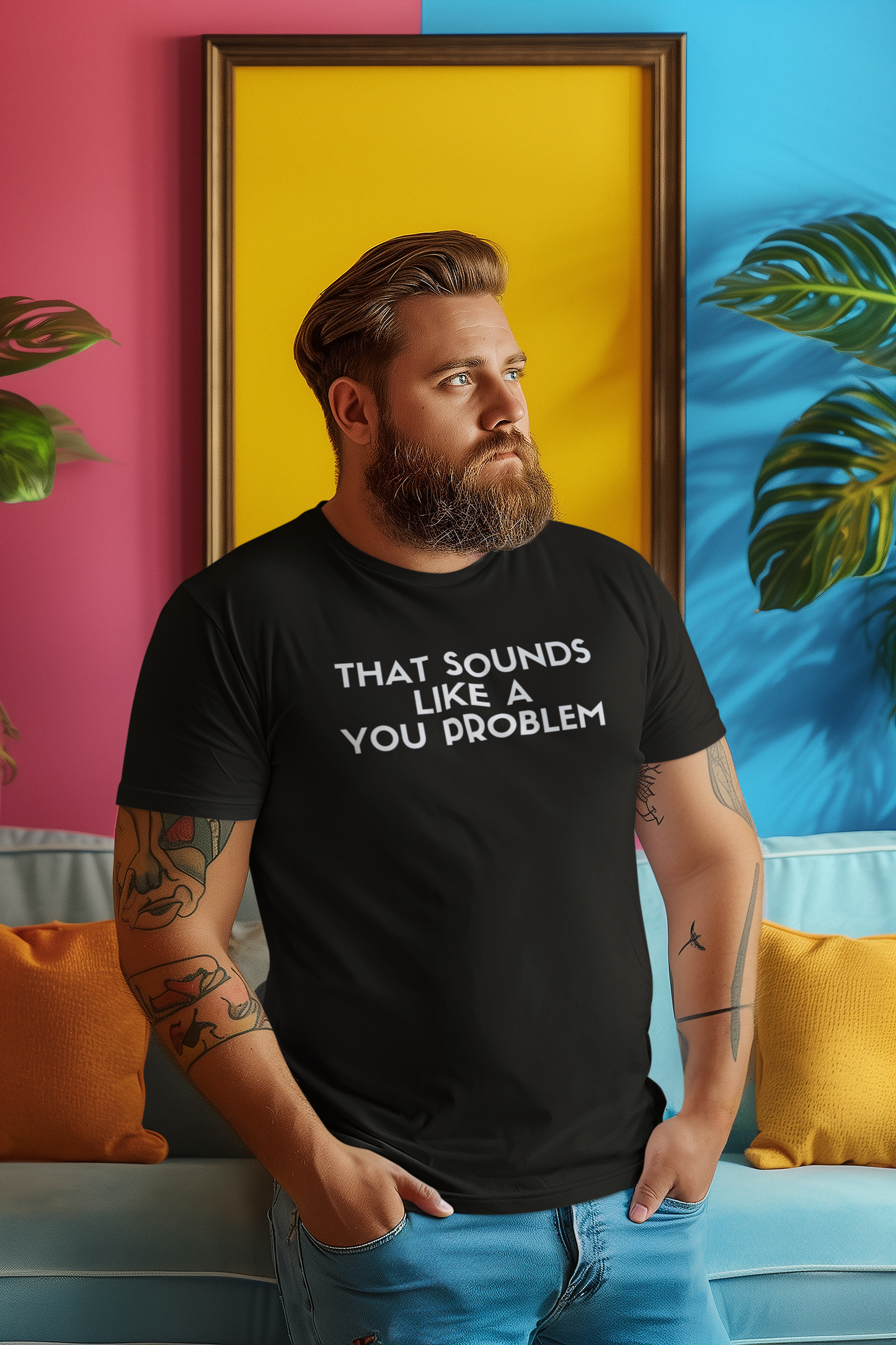 Men's That Sounds Like A You Problem Black T-Shirt