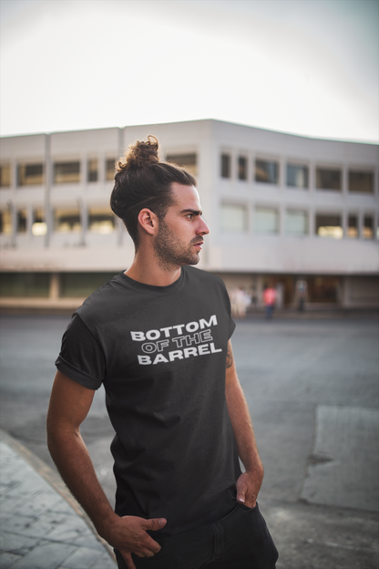 Men's Bottom of the Barrel Black T-Shirt