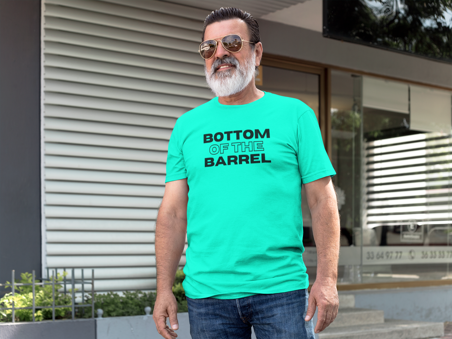 Men's Bottom of the Barrel Mint Green T-Shirt