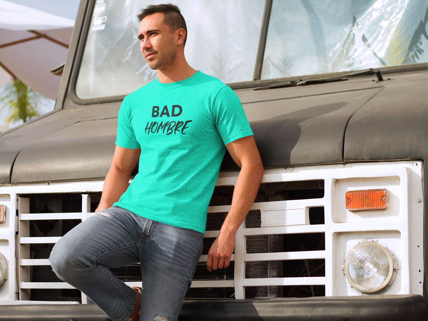 Men's Bad Hombre Mint Green T-Shirt