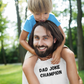 Men's Dad Joke Champion White T-Shirt