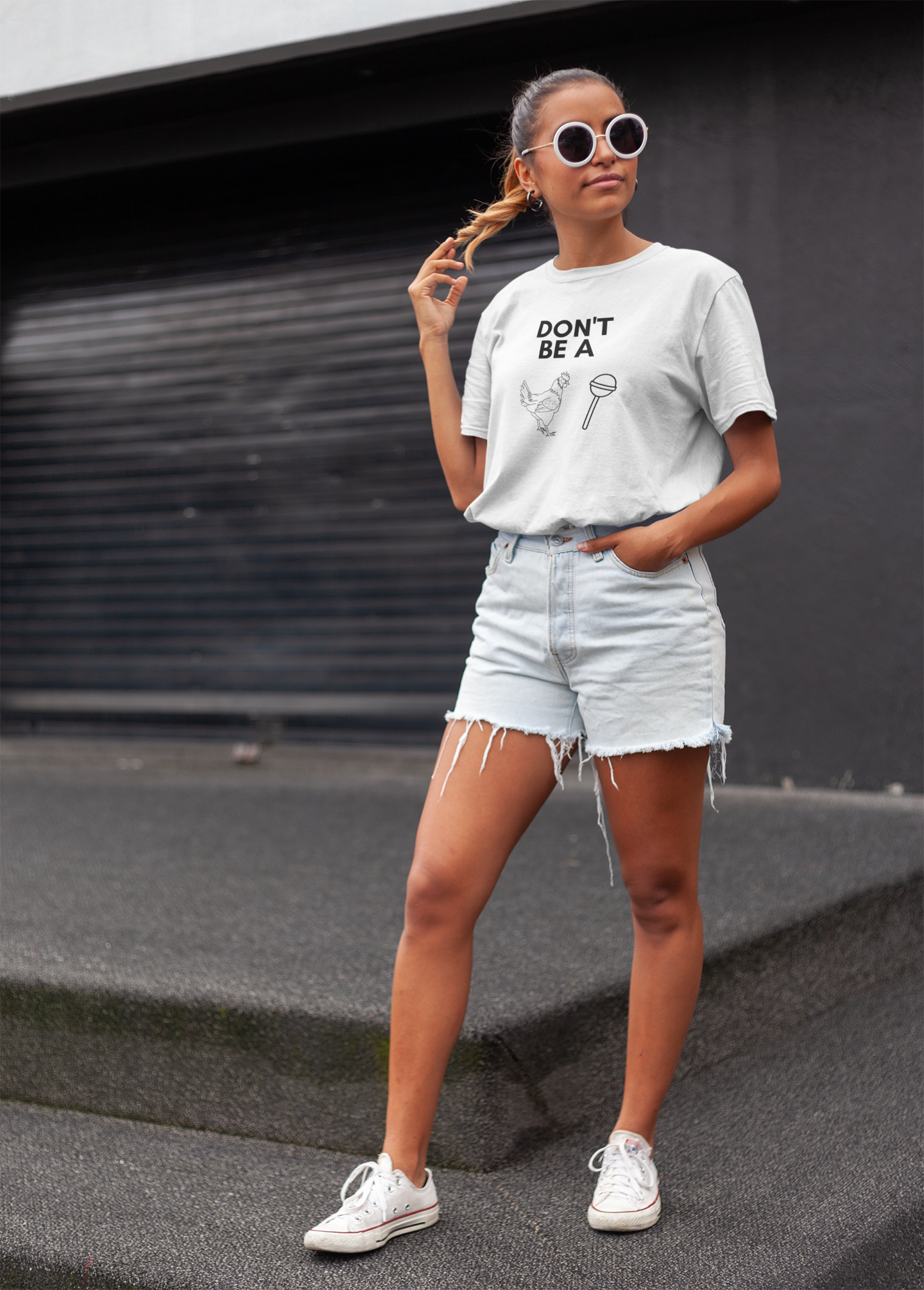 Women's Don't Be A CS White T-Shirt