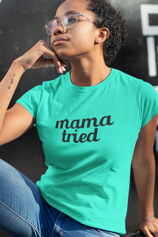 Women's Mama Tried Mint Green T-Shirt
