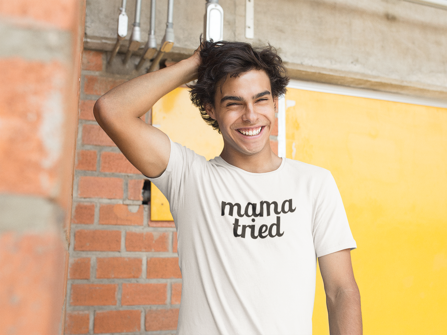 Men's Mama Tried White T-Shirt