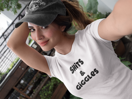 Women's Shits & Giggles White T-Shirt