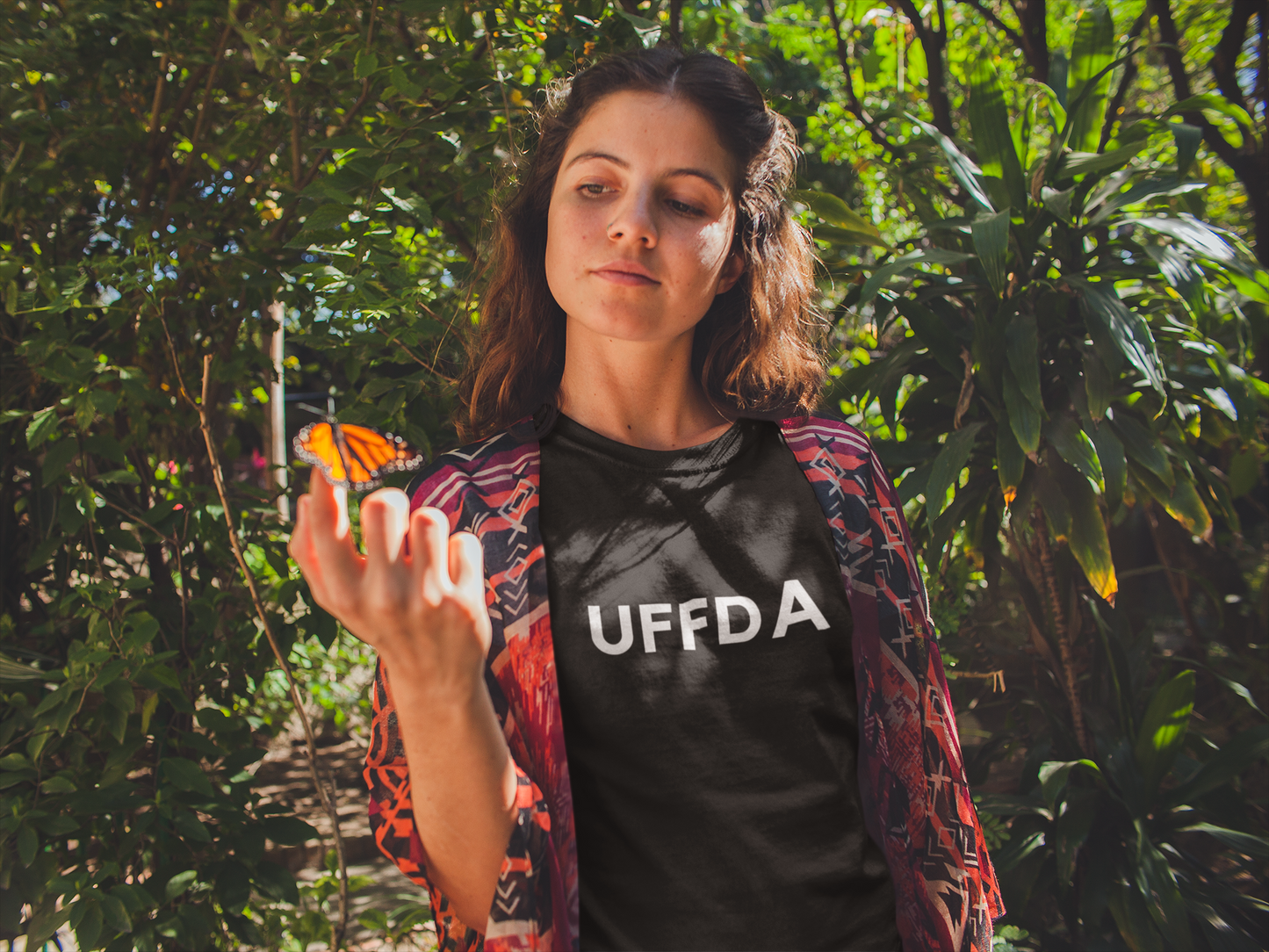 Women's Uffda Black T-Shirt