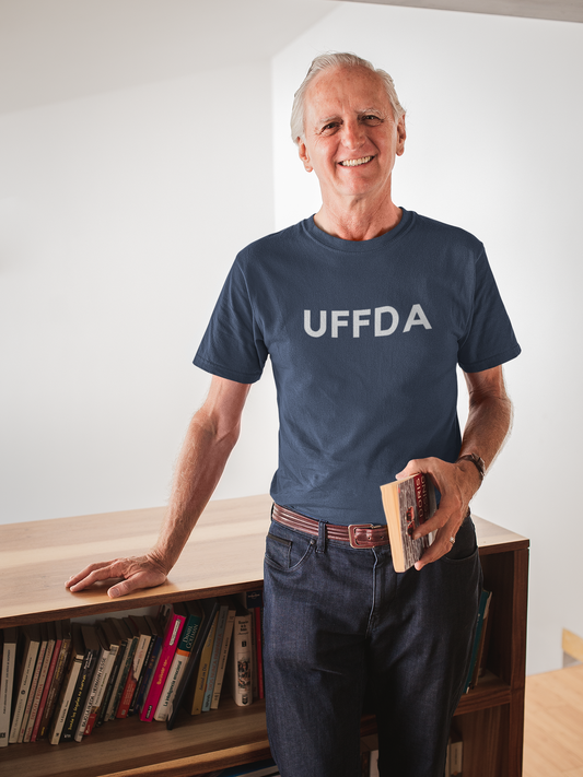 Men's Uffda Blue T-Shirt