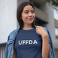 Women's Uffda Blue T-Shirt